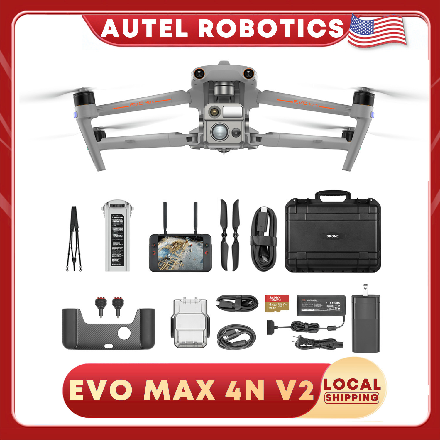 Thermal Imager Drone Gimbal - Drone Térmico AutelRobotics EVO Max 4N