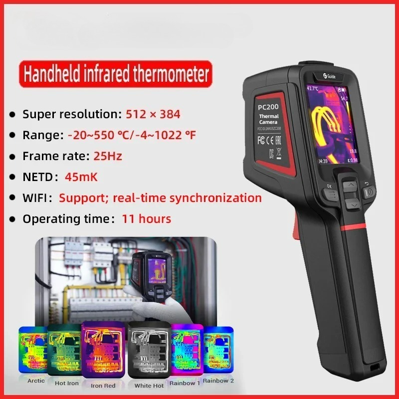 Thermal Imaging Camera 256X192 - Câmera térmica 256x192 512x384 super ir