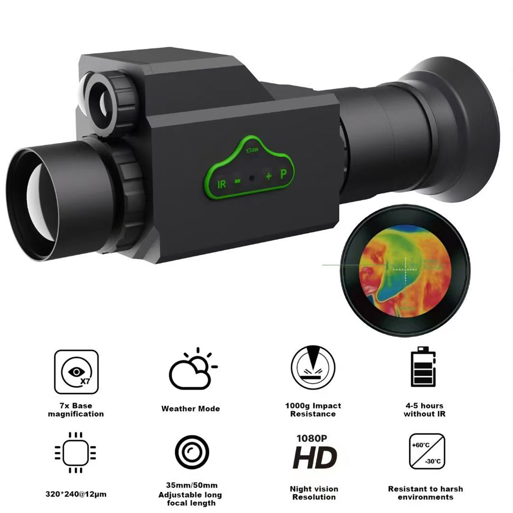Câmera telescópica monocular p - Hunting Thermal Imaging Scope avaliação e preço