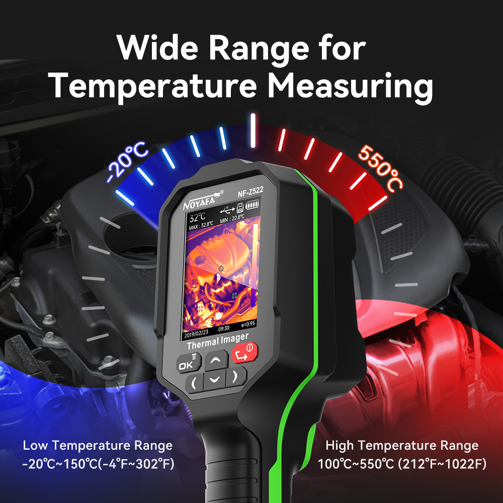 Câmera Termográfica Industrial - Nf 521 Thermal Imaging Camera avaliação e preço